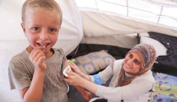 Gizi buruk pada anak Libanon. Anak di bawah usia 5 tahun menderita anemia gizi buruk, stunting, wasting - Lintas 12 Portal Berita Indonesia
