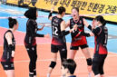 Cheong Kwan Jang melanjutkan kemenangan beruntunnya dengan mengalahkan Heungkuk Life Insurance. (Disediakan oleh Federasi Bola Voli Korea)