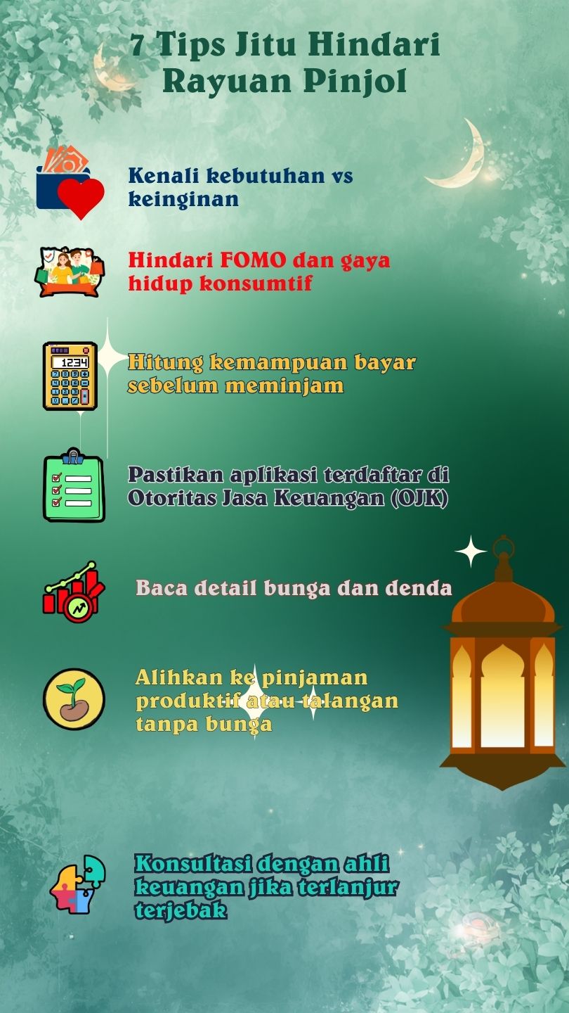 7 Tips Jitu Hindari Rayuan Pinjol