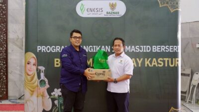 Dukung Kebersihan Tempat Ibadah, Enesis Group dan BAZNAS RI Gelar Edukasi Marbot di Jakarta