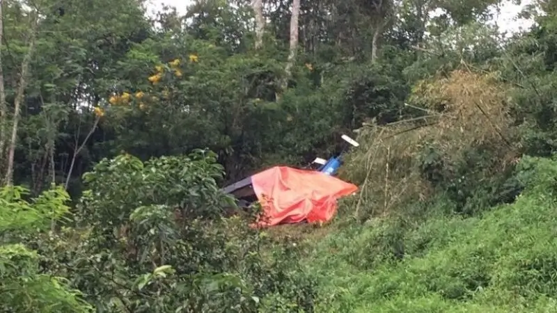 Helikopter Jatuh di Kalbar: 8 Orang Tewas, Termasuk Pilot dan WNA Malaysia