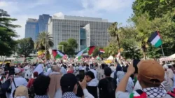 Ribuan Warga Gelar Aksi "Berjuta Doa untuk Syuhuda" di Depan Kedubes AS, TNI Gugur di Lebanon