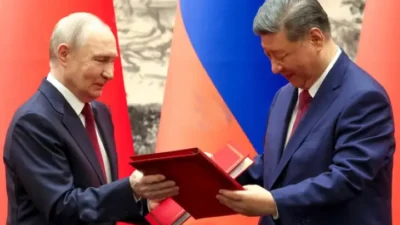 Dunia Multipolar Dimulai: Putin dan Xi Jinping Tanda Tangani 20 Pakta, Gugat Dominasi Dolar AS