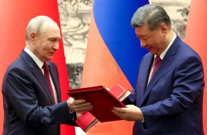 Dunia Multipolar Dimulai: Putin dan Xi Jinping Tanda Tangani 20 Pakta, Gugat Dominasi Dolar AS