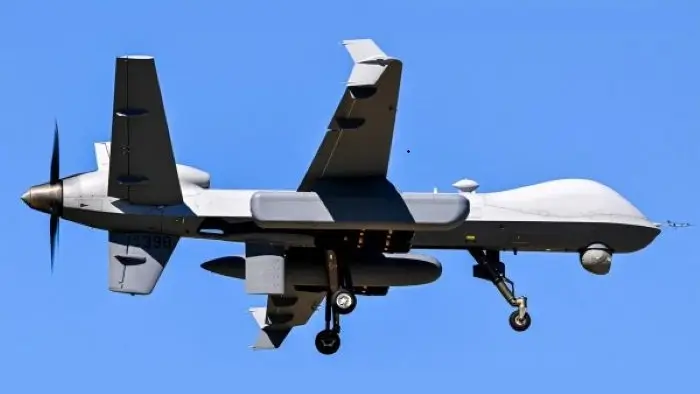 Houthi Yaman Tembak Jatuh Drone MQ-9 Reaper Milik AS di Marib, Rudal Ninja Berserakan