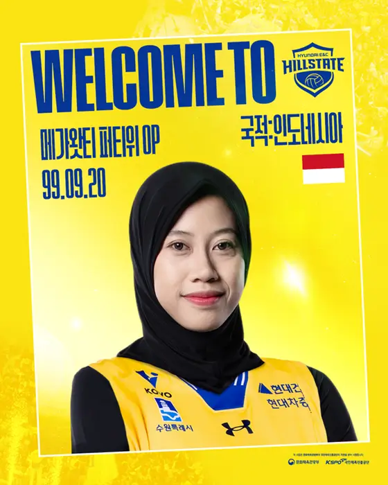 Resmi! Megawati Pertiwi Kembali ke V-League, Gabung Hyundai Hillstate untuk Musim 2026-2027