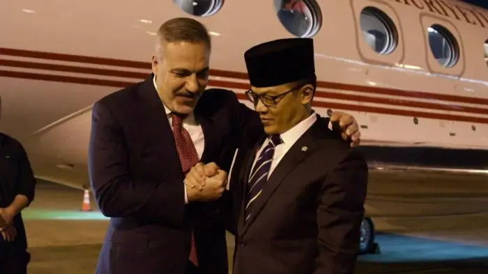 Menlu RI Sugiono Sambut Menlu Turkiye Hakan Fidan di Jakarta, Bahas Kerja Sama Perdagangan hingga Gaza